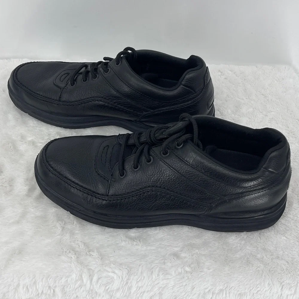Rockport Black Leather Men's Oxfords SHOES SIZE 11 W LACE UP